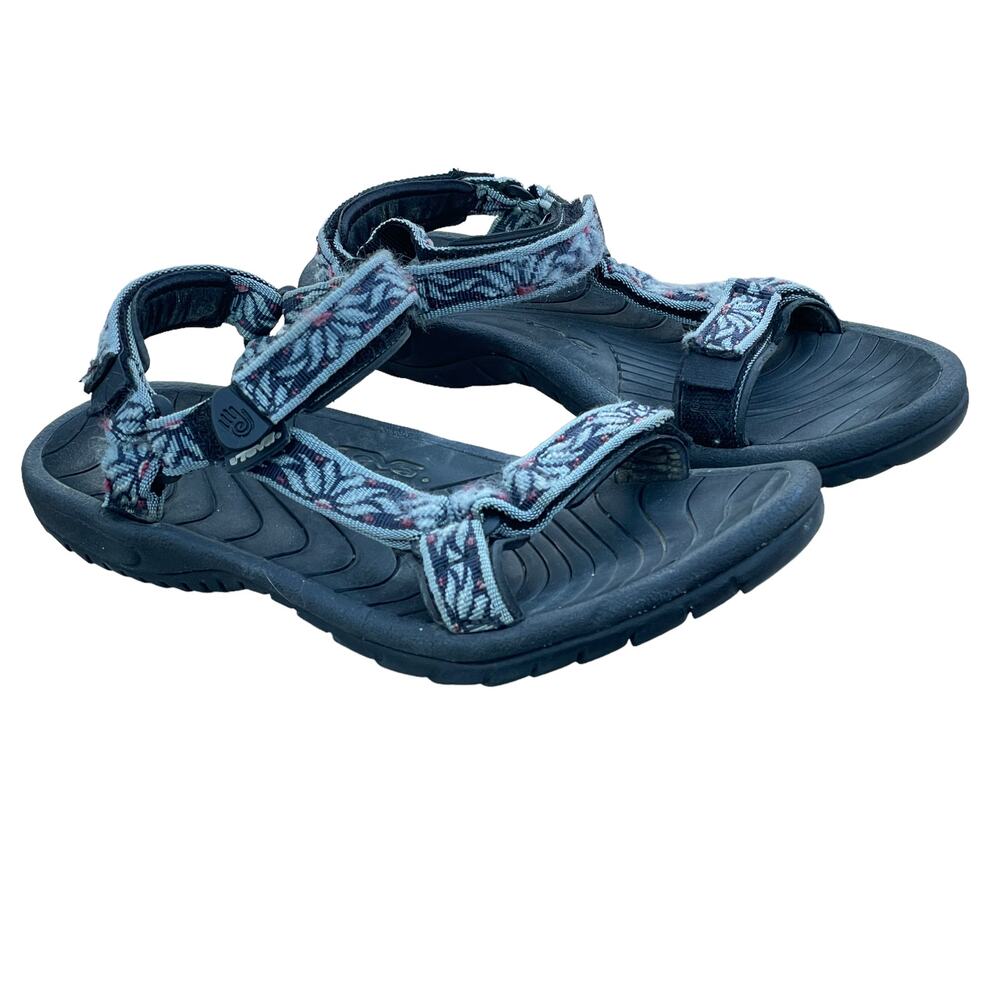 Teva Terra Fi 5 Universal Sport Sandal Women’s Size 8 EU 39 Black Gray
